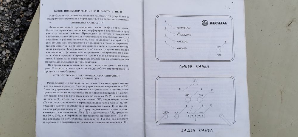 Инкубатор Декада