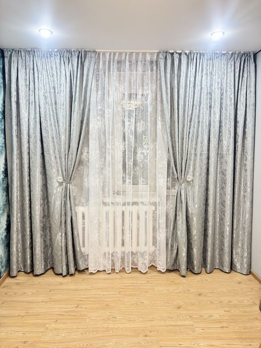 Шторы с тюлем новые