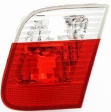 Stop spate lampa Bmw Seria 3 (E46), 10.01-06.05 Sedan, omologare ECE/SAE, spate, rosu-alb, interior, fara suport bec, 63216910538, Dreapta