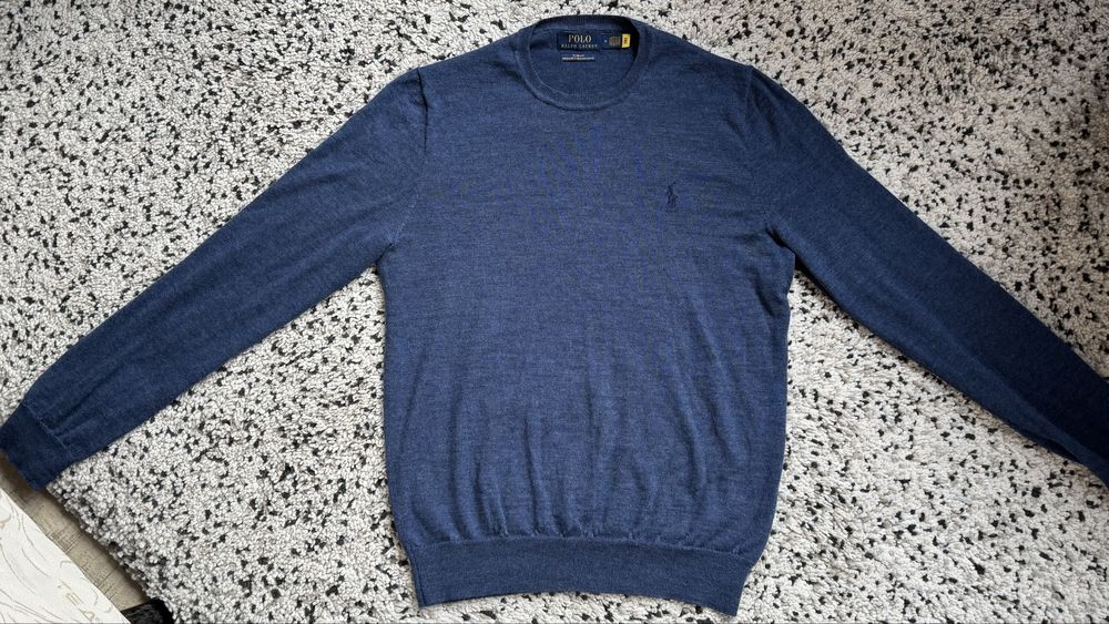 Нов мъжки вълнен пуловер Polo Ralph Lauren размер М