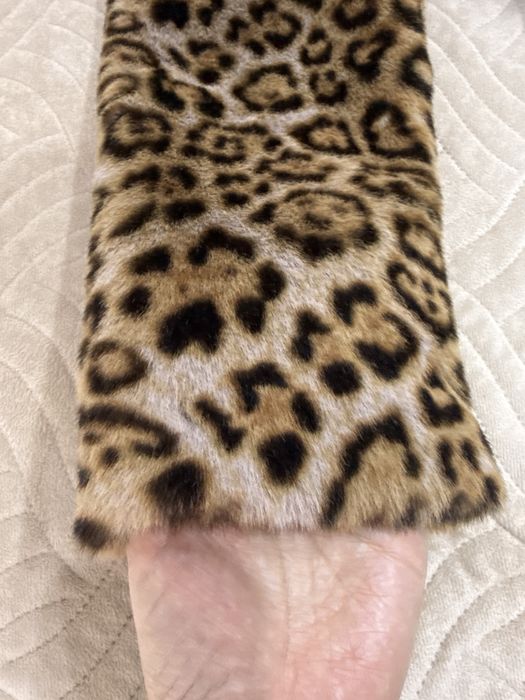 Натуральная шуба. Леопард.
