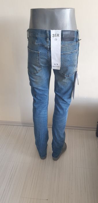 Armani Exchange A/X Slim Fit Mens Size 31/32 НОВО ОРИГИНАЛ Мъжки Дънки