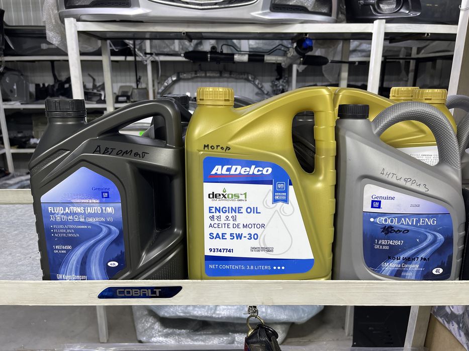 Масло GM. Ravon, Chevrolet