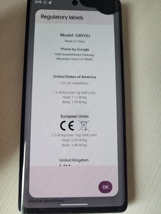 Google Pixel 6 Pro 128GB