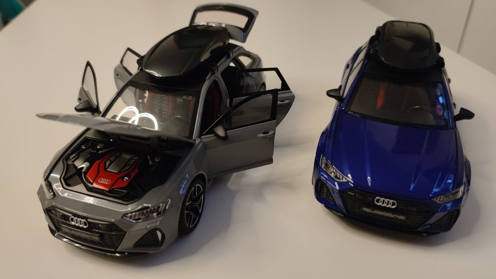 Macheta auto Audi RS6, metalica, scara 1:24