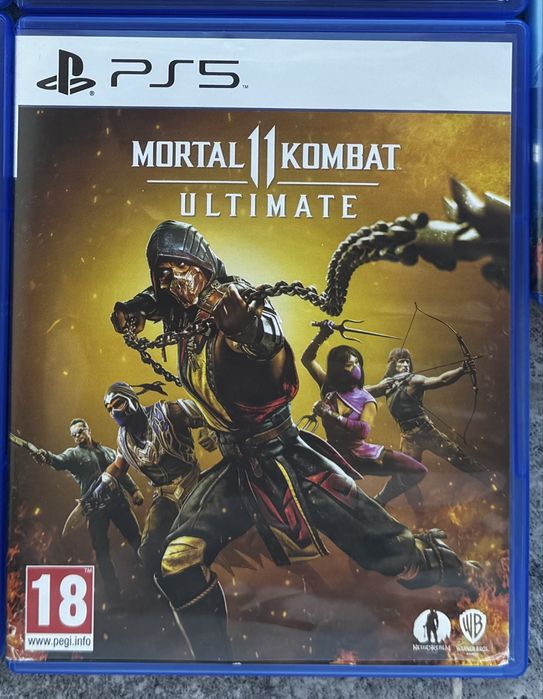 Продаю диск для ps5 mk11 spider man astro bot и др