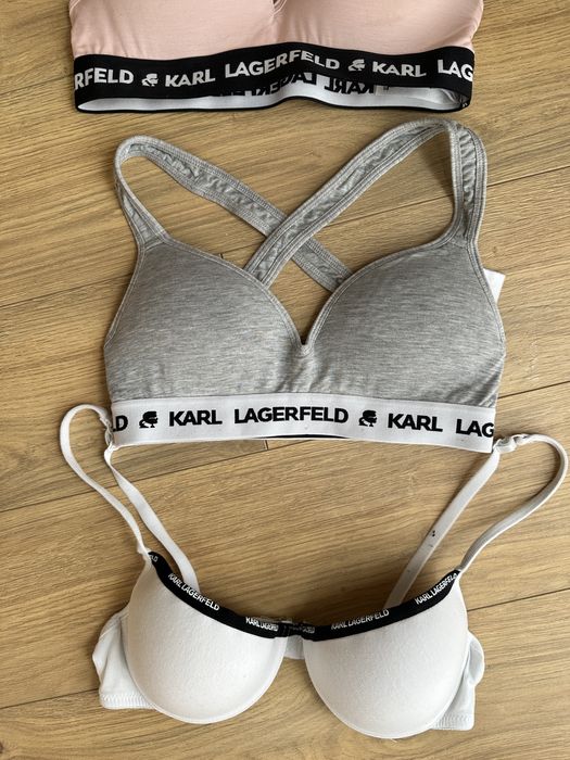 ОРИГИНАЛНИ! Сутиен / бюстие на Karl Lagerfeld 3 броя размер XS / S