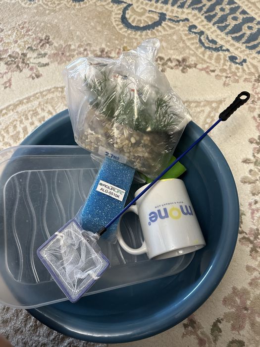 Продам аквариум с рыбками