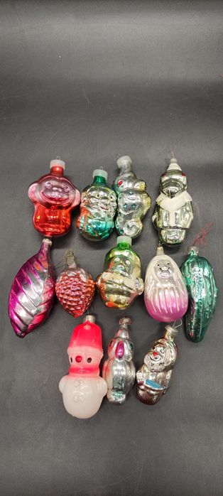 Ёлочные стеклянные игрушки