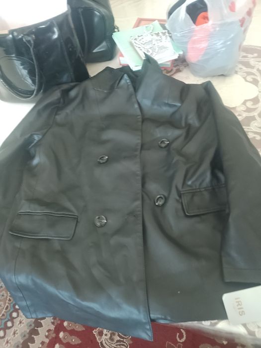 Кожа куртка ирис