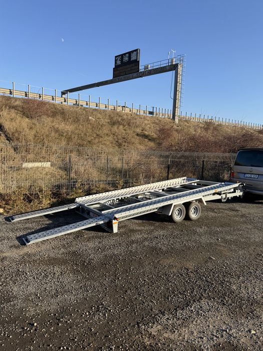 Remorca - Platforma auto Stema AT2027 noua