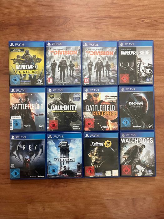 PlayStation 4 игри – Rainbow Six Siege, Battlefield 1, Call of Duty Infinite Warfare + още | 8€ / брой