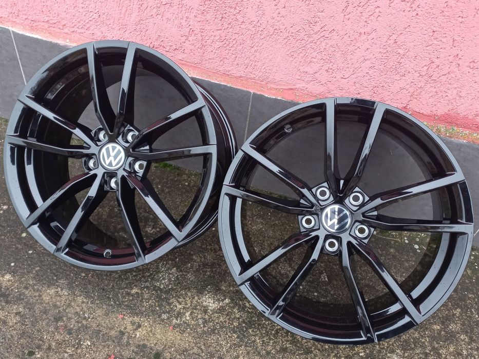17 Vw Golf Gti R Passat Jetta 7.5j et40 Poteria Black Polis Чисто Нови