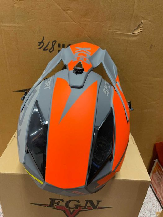 Casca Moto Enduro Cross ATV S M L XL  Cagula Cadou