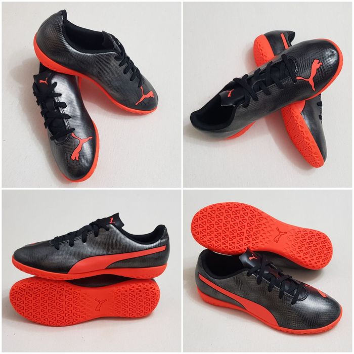 Ghete sală noi, Pantofi de fotbal PUMA Rapido IT JR, nr 36 EU unisex