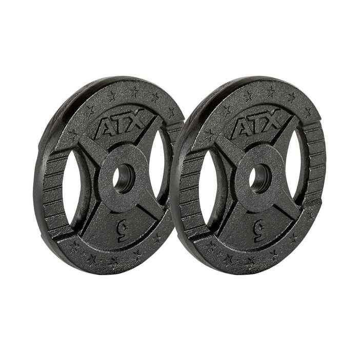 Комплект Щанга 120 кг 30 мм – Метални Дискове / Фитнес Оборудване