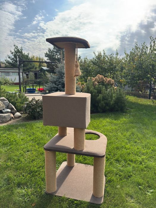 Когтеточка комплекс для кошек, домик