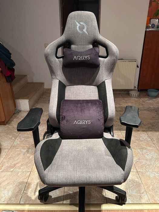 Scaun birou sau gaming AQIRYS Fenrir Grey-Black