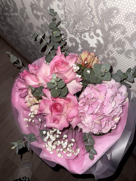 ЦВЕТЫ БУКЕТ Гүл Роза свежие красивые гул гулдер