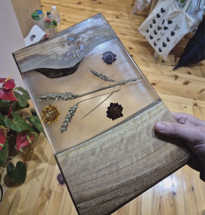 Дъски от орех епоксидна смола