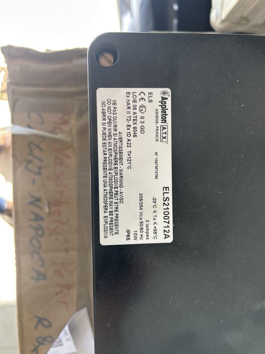 Lampă iluminat de urgență ATEX Appleton ATX ELS2100712A – antiexplozivă IP6