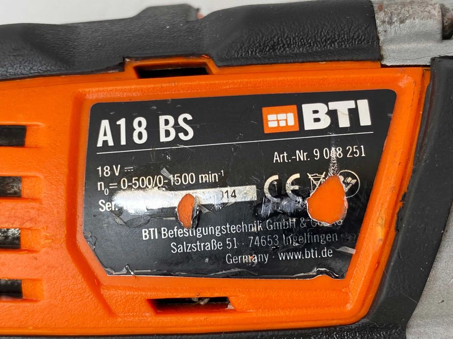 BTi A18BS и BTi A18WKS - Акумулаторен винтоверт и ъглошлайф 2x18V 4.0A