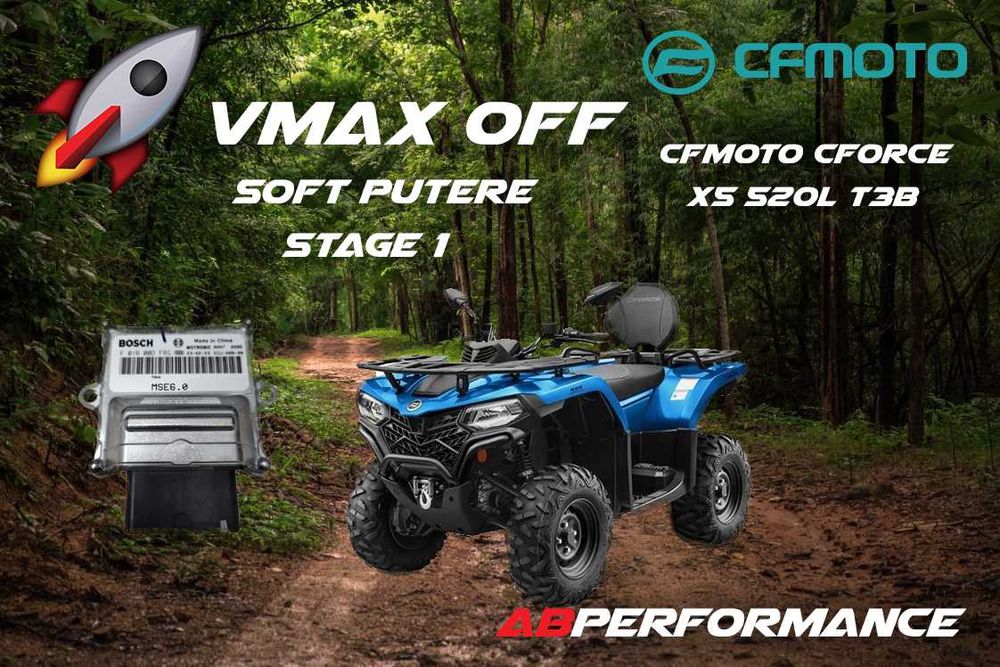 Delimitare limita viteza VMAX Off ATV UTV SSV CFMoto Segway Can Am