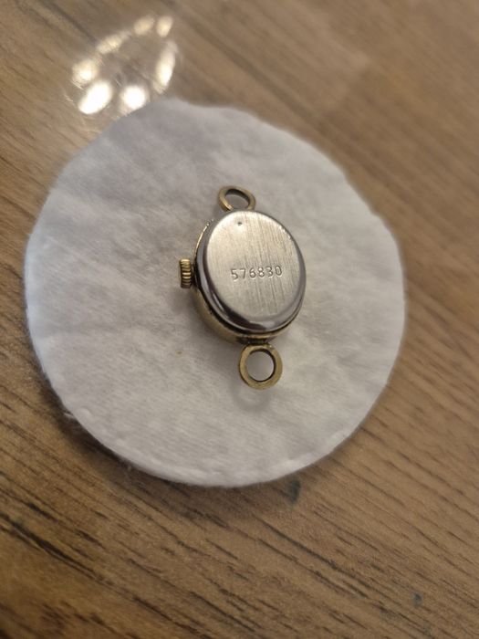 Новые часы Чайка СССР позолоченные