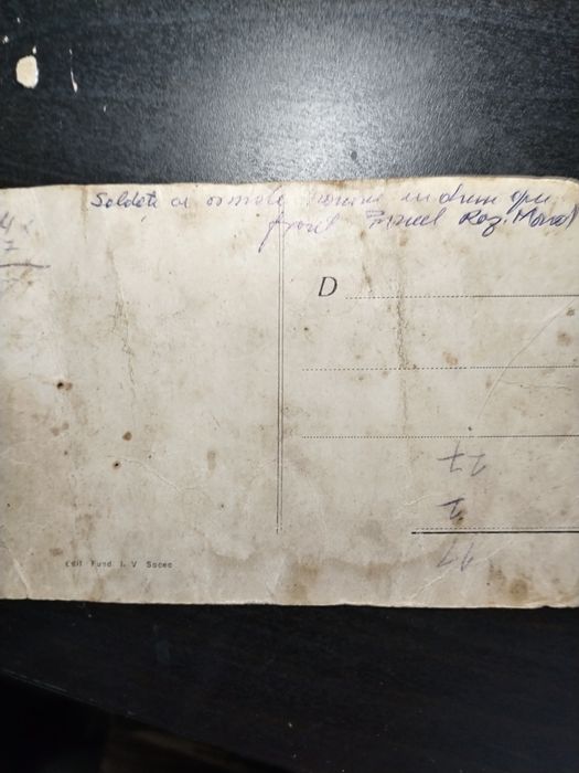 Carte postala din Primul Razboi Mondial