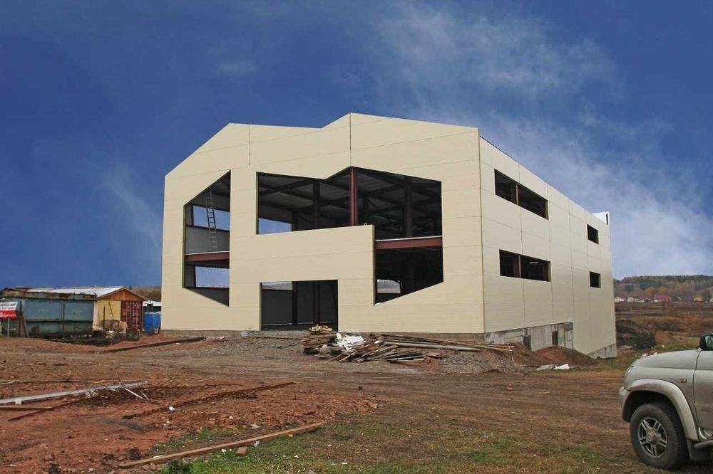 Металлоконструкция Стеновые сэндвич панели