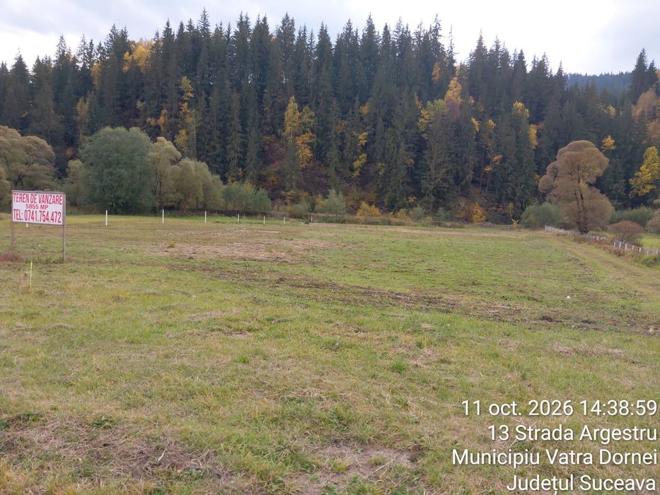 Se vinde 5855 mp teren intravilan