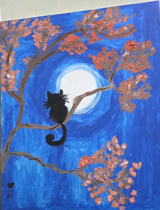 Продается картина "Лунный хранитель" 40х50. Масло. Холст