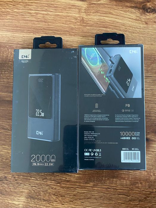 Power bank външна батерия 20.000mAh KPG Guardian Fast Charge 22.5W