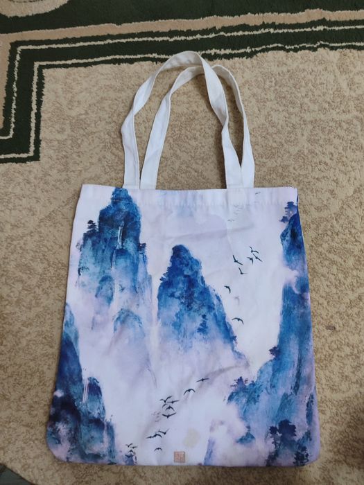 Шоппер с принтом