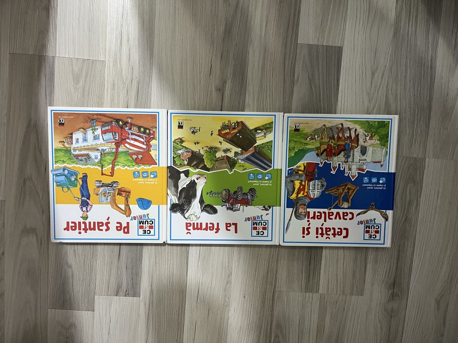 Colectie carti cu clapete Ce si Cum junior