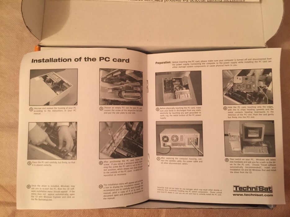 Skystar 2 PCI modul-placa de receptie satelit pentru PC