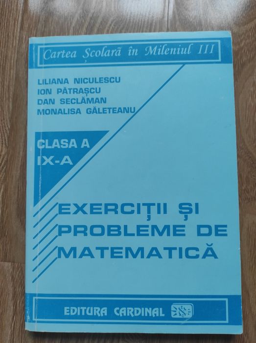 Manuale matematica/ pregătire bacalaureat
