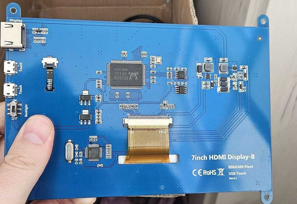 Mini monitor 7 inch HDMI touch 800x480, nefolosit