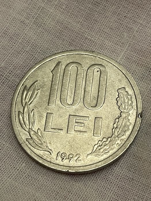 Moneda 100 lei - anul 1992