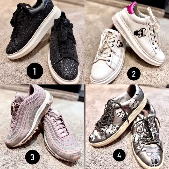 Обувки 40 и 41 номер Karl Lagerfeld, Nike, Alexander McQueen