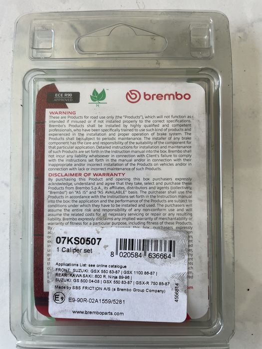 Placute frana brembo carbon ceramic 07KS0507