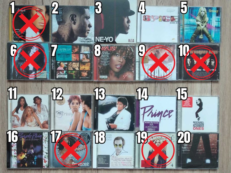 Pop и R&B Music Albums CDs Оригинални Поп РнБ Музикални Дискове