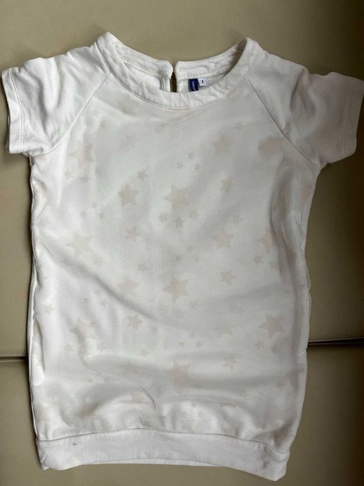 Дизайнерски джинси Armani Junior 130-140 бяла тениска Original Marines