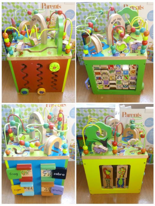 НАМАЛЕНИЕ!ХХL дървен мултифункционален интерактивен занимателен сортер