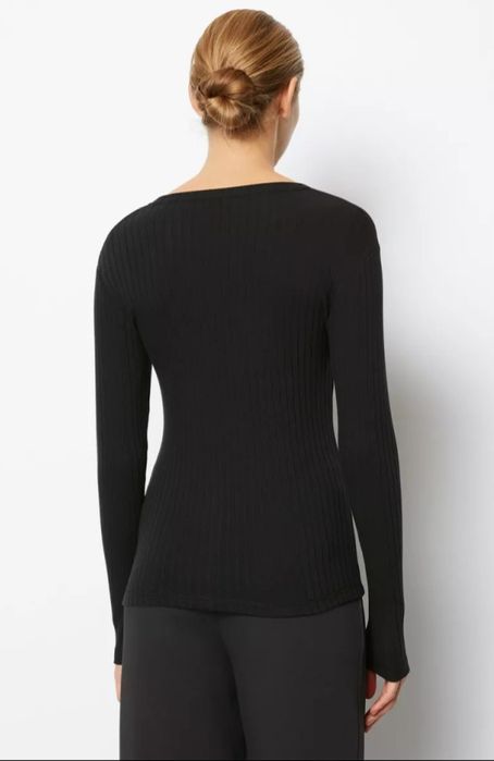 лонгслив в рубчик