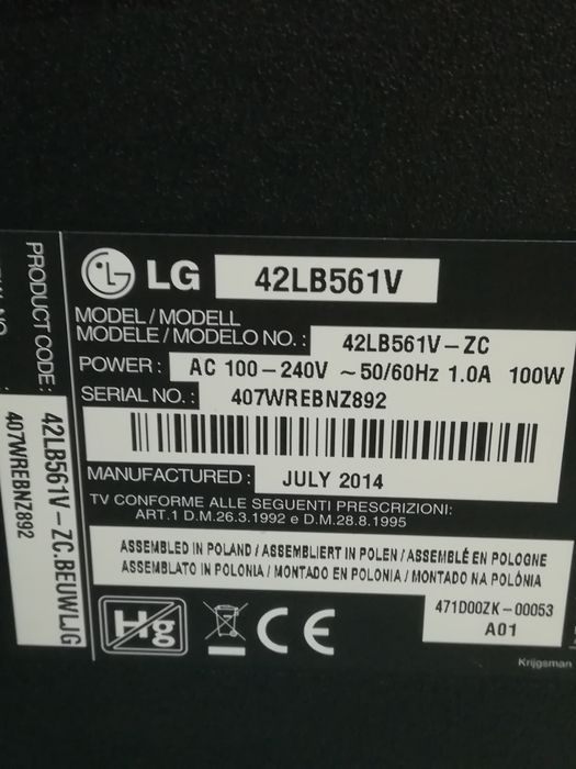 Телевизори за части SAMSUNG ;LG