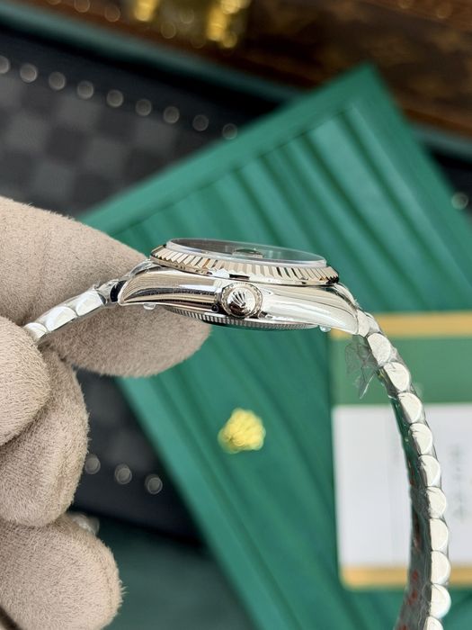 Rolex Date-Just 31 Index Green Mint Dial