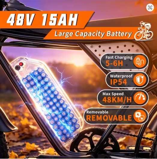 Eлектрическо колело YVY C20 Lite 1000W 48V 15Ah