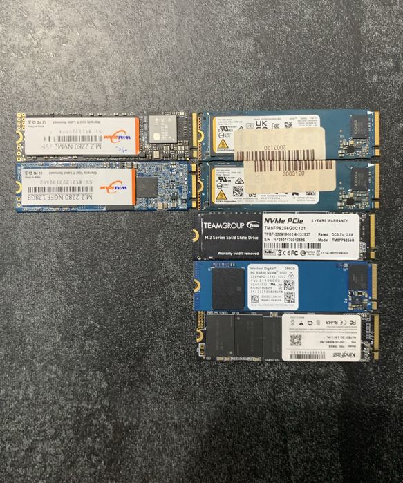 Разные SSD M2 NVMe, sata читайте описание!