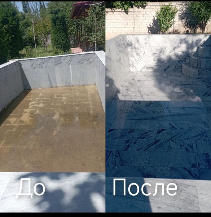 Брусчатка, кафель, бассейн ювиш. Bruschatka, basseyn yuvish.fasad